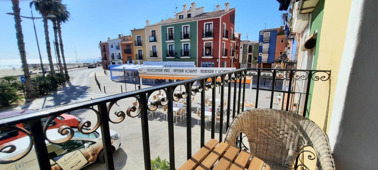 Ar28-1, Coqueto Apartamento En Primera Linea De Playa Villajoyosa Bagian luar foto