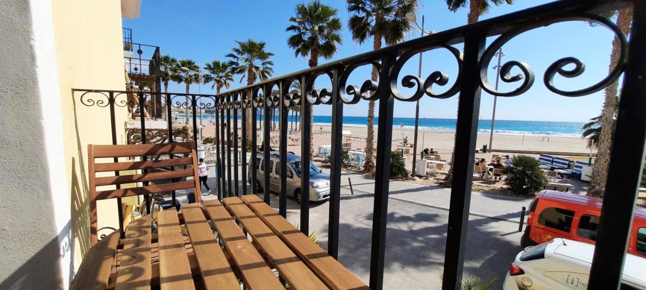 Ar28-1, Coqueto Apartamento En Primera Linea De Playa Villajoyosa Bagian luar foto
