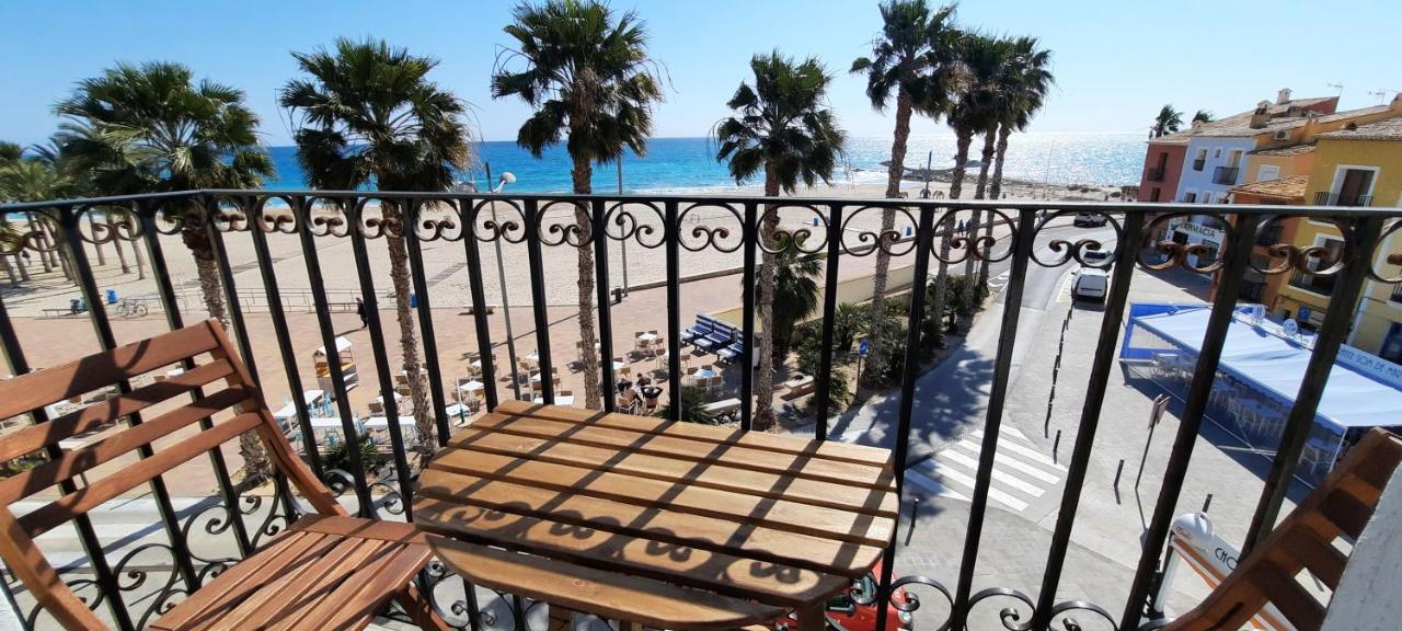 Ar28-1, Coqueto Apartamento En Primera Linea De Playa Villajoyosa Bagian luar foto