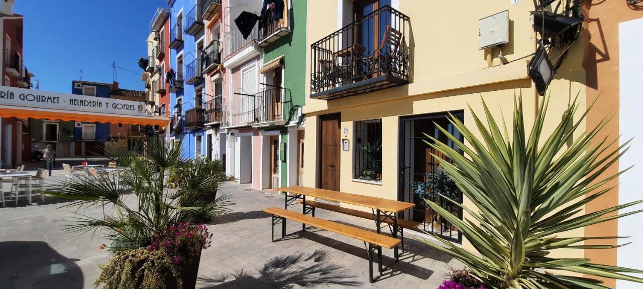 Ar28-1, Coqueto Apartamento En Primera Linea De Playa Villajoyosa Bagian luar foto